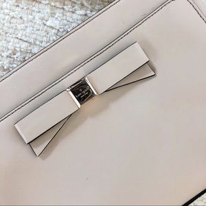 Kate Soade Light Tan Leather Crossbody Purse